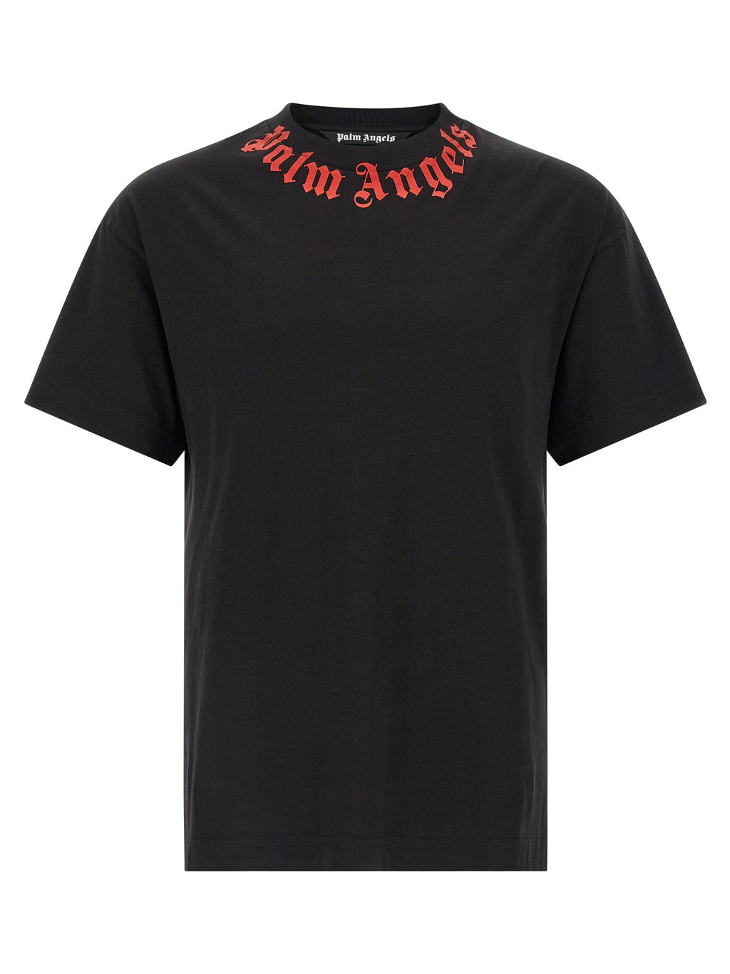 Palm Angels Black Cotton T-Shirt