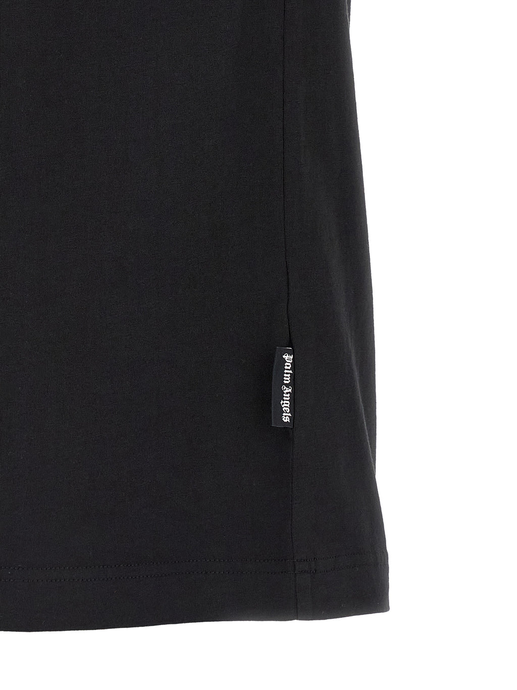 Palm Angels Black Cotton T-Shirt