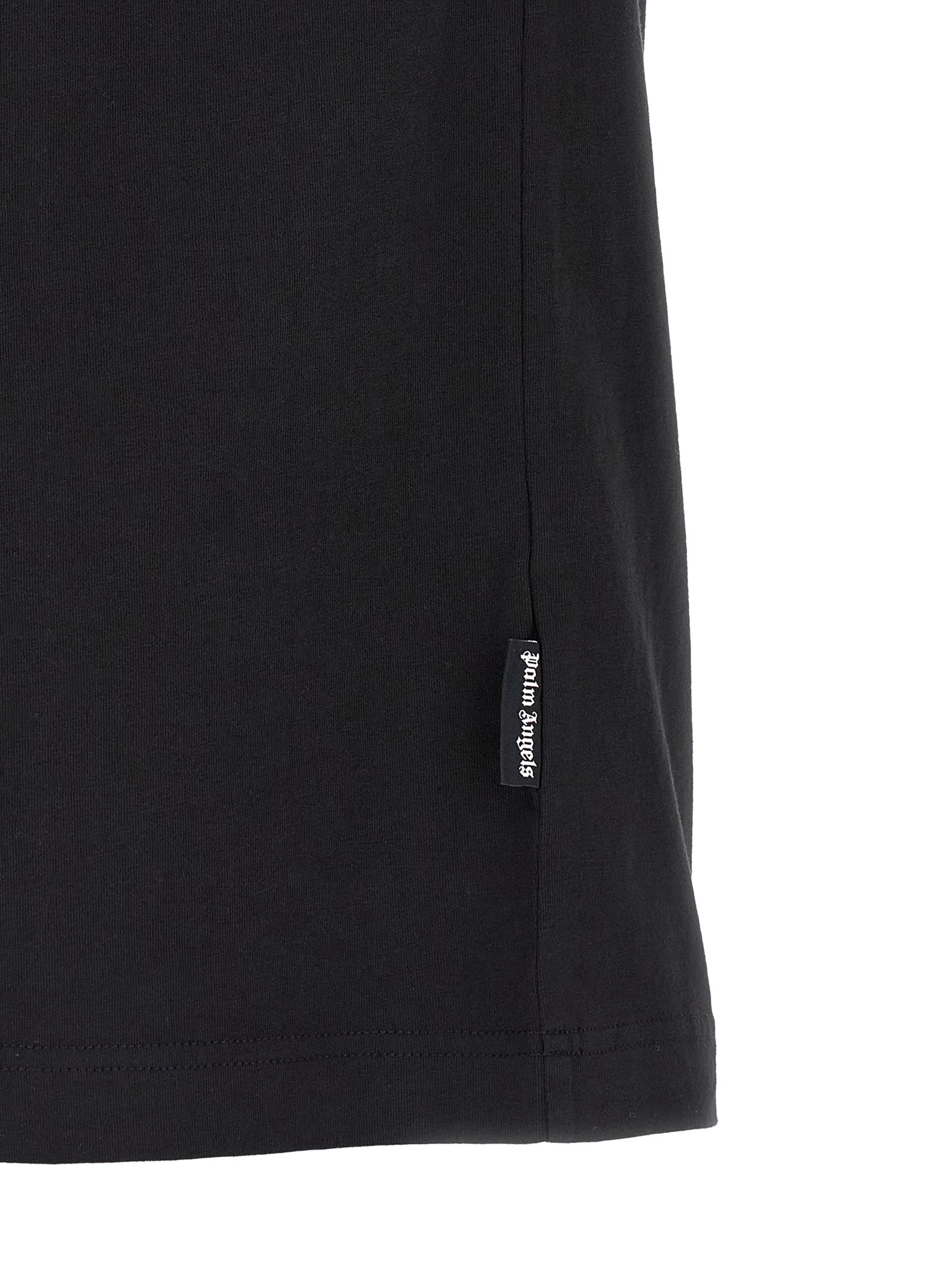 Palm Angels Black Cotton T-Shirt