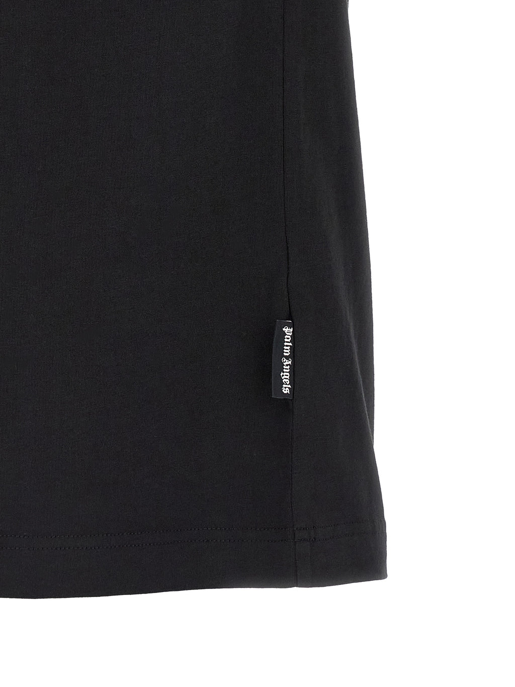 Palm Angels Black Cotton T-Shirt