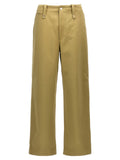 Burberry Beige Cotton Casual Pants