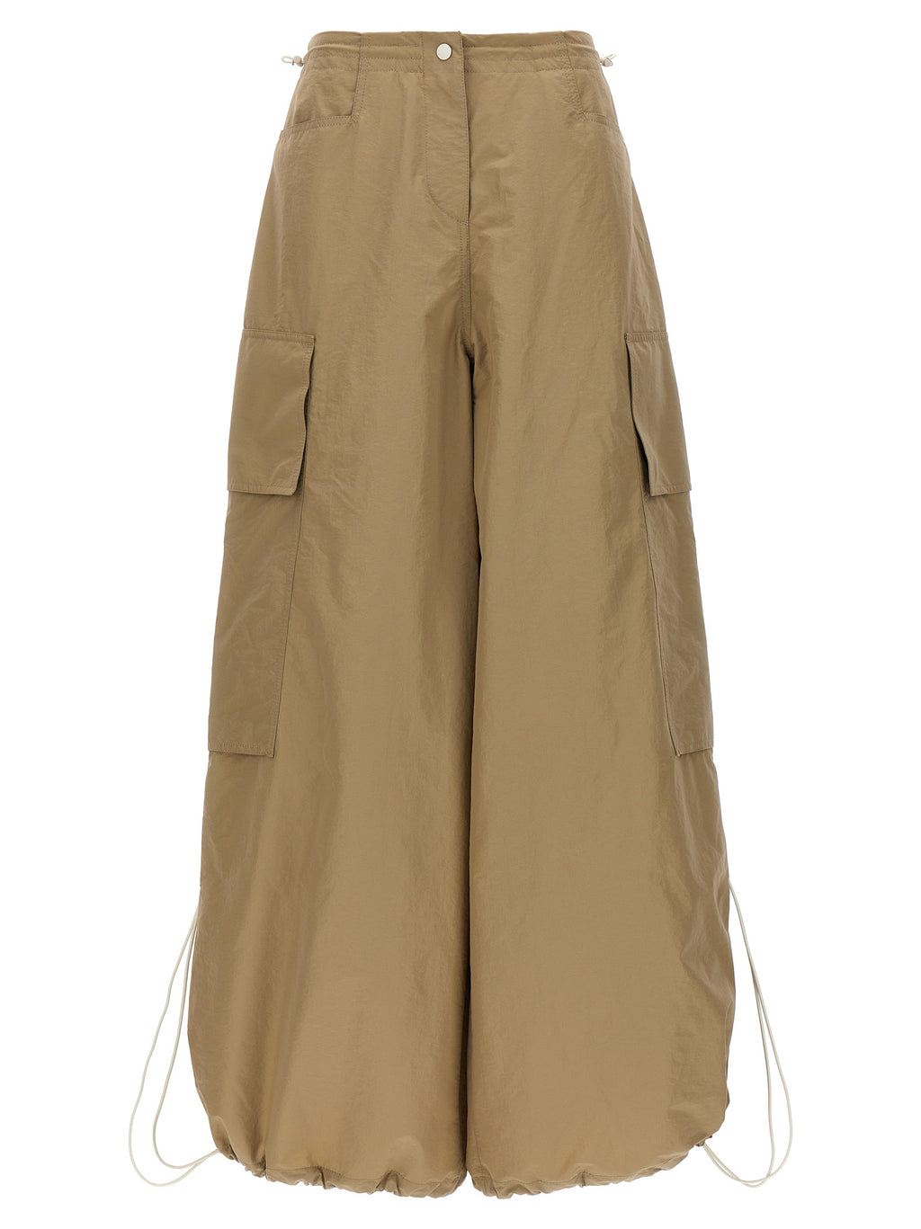Palm Angels Beige Polyamide Casual Pants