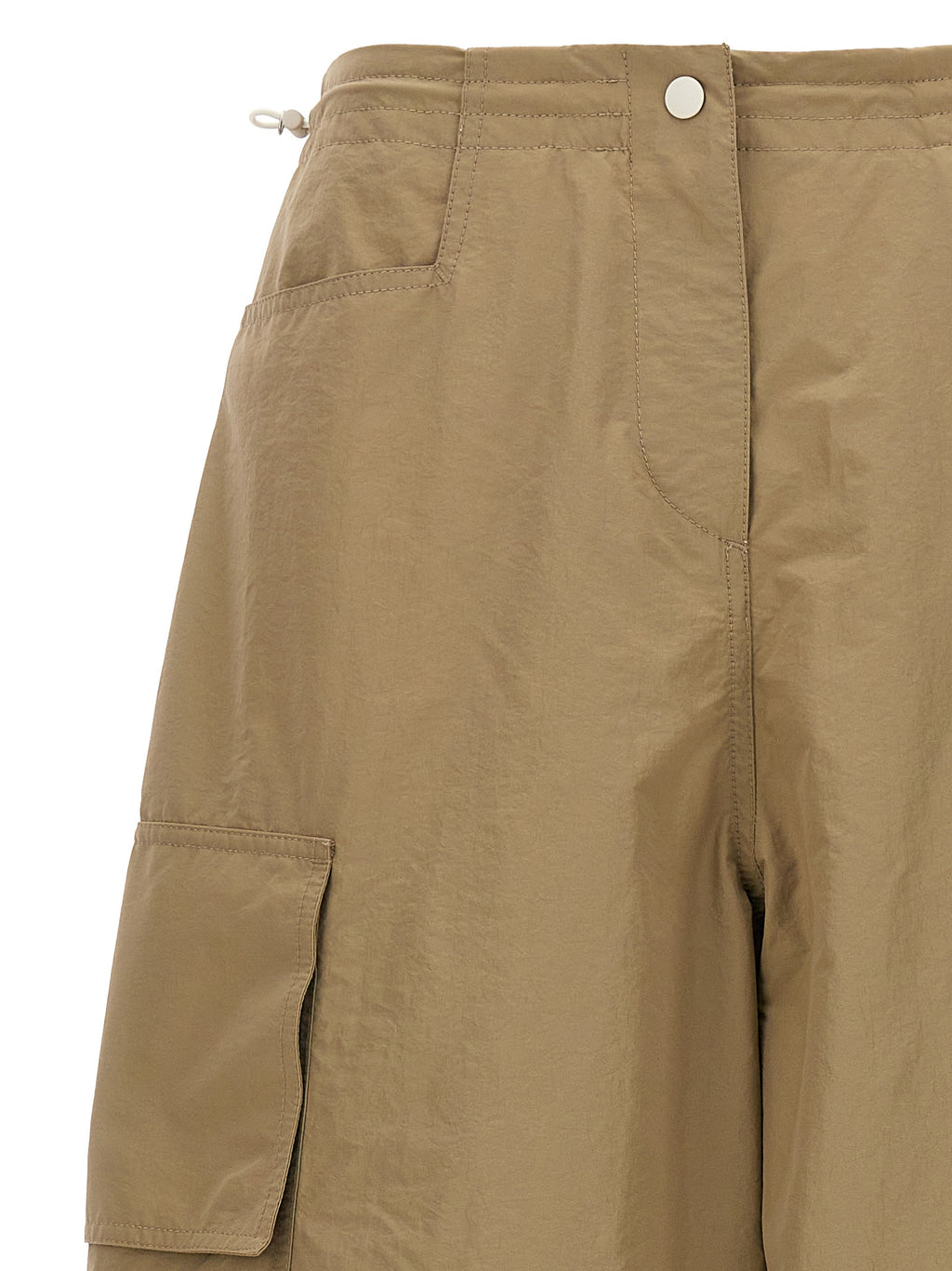 Palm Angels Beige Polyamide Casual Pants