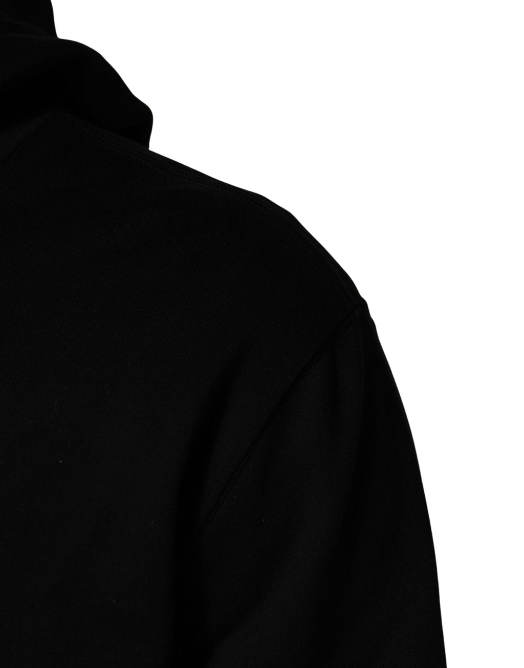 Dolce & Gabbana #dgfamily Black Cotton Hooded Men Sweatshirt Sweater