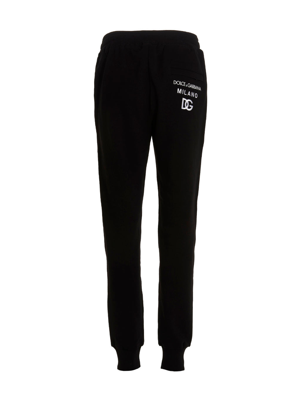Dolce & Gabbana Black Cotton Joggers (Workout Pants)