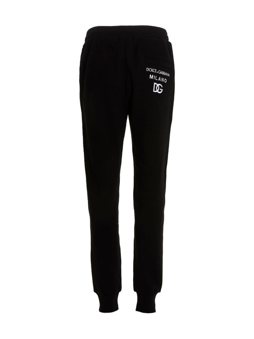 Dolce & Gabbana Black Cotton Joggers (Workout Pants)