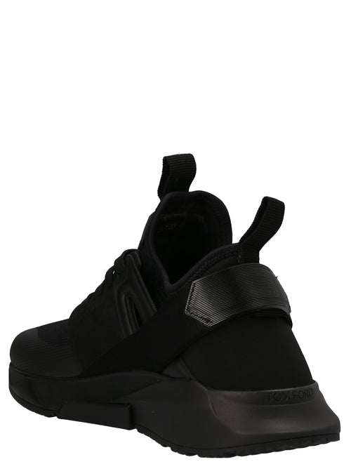 Tom Ford Black Polyethylene Athletic Sneakers