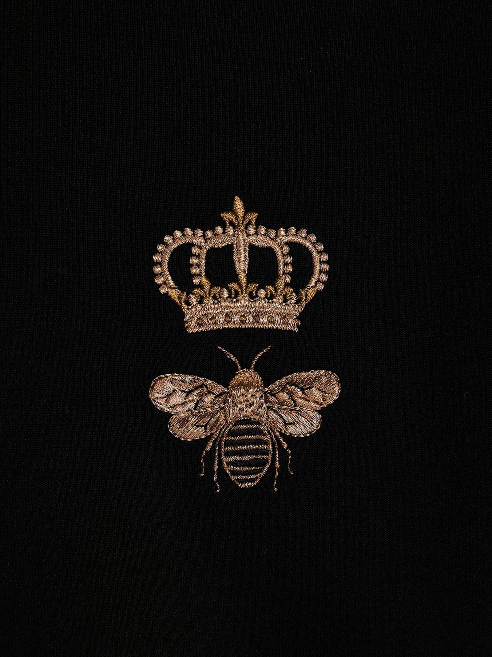 Dolce & Gabbana Black Cotton Sweatshirt