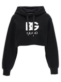 Dolce & Gabbana Black Cotton Hoodie
