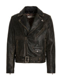 Golden Goose Black Calfskin Leather Jacket