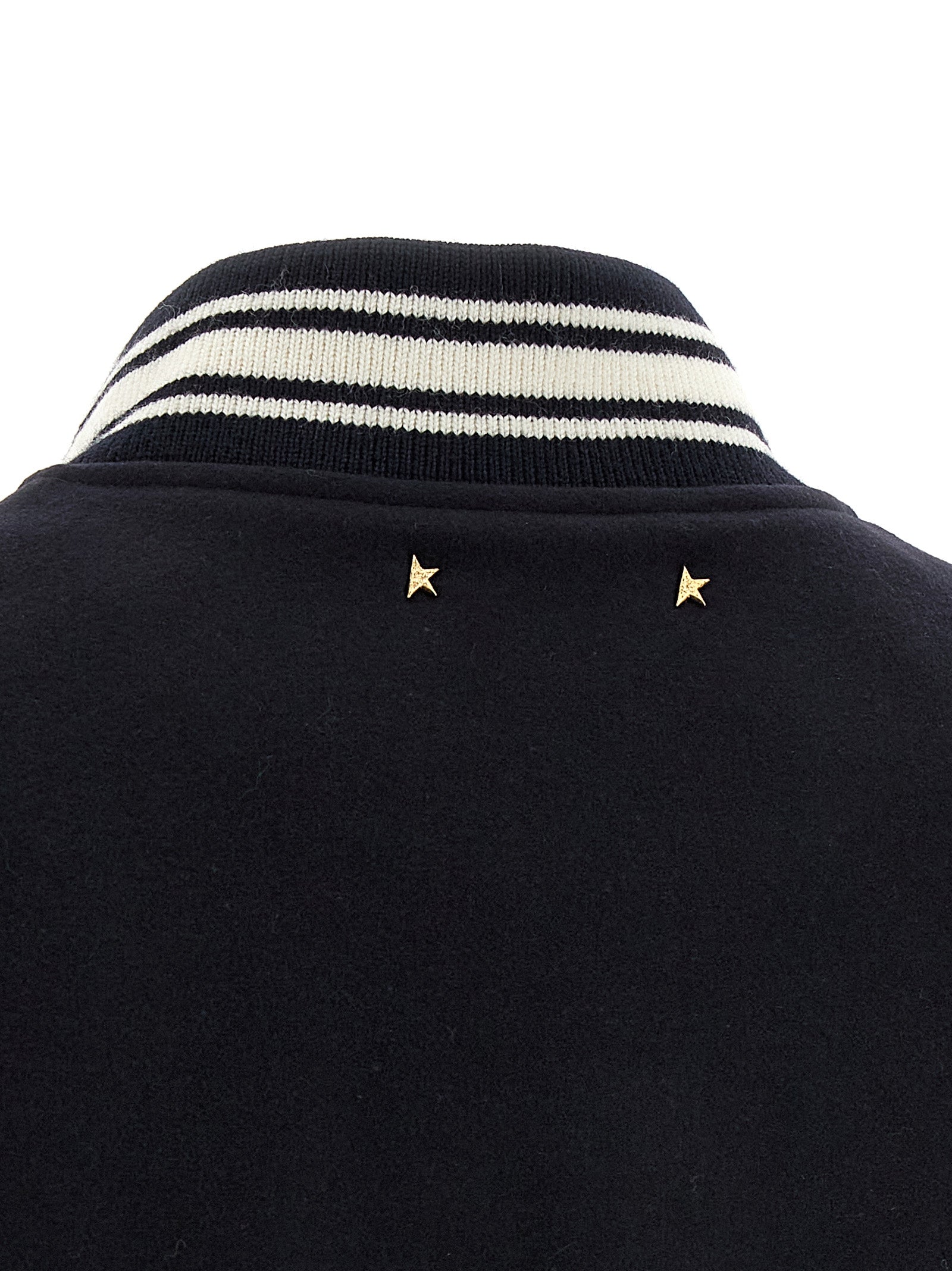 Golden Goose Blue Virgin Wool Bomber