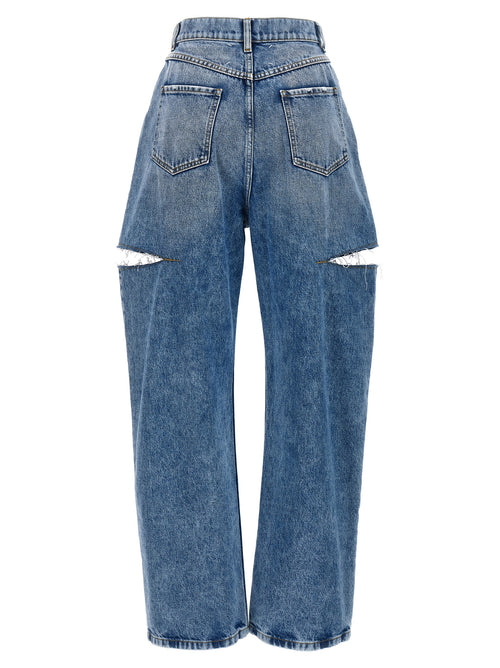 Maison Margiela Blue Cotton Straight-Leg Jeans