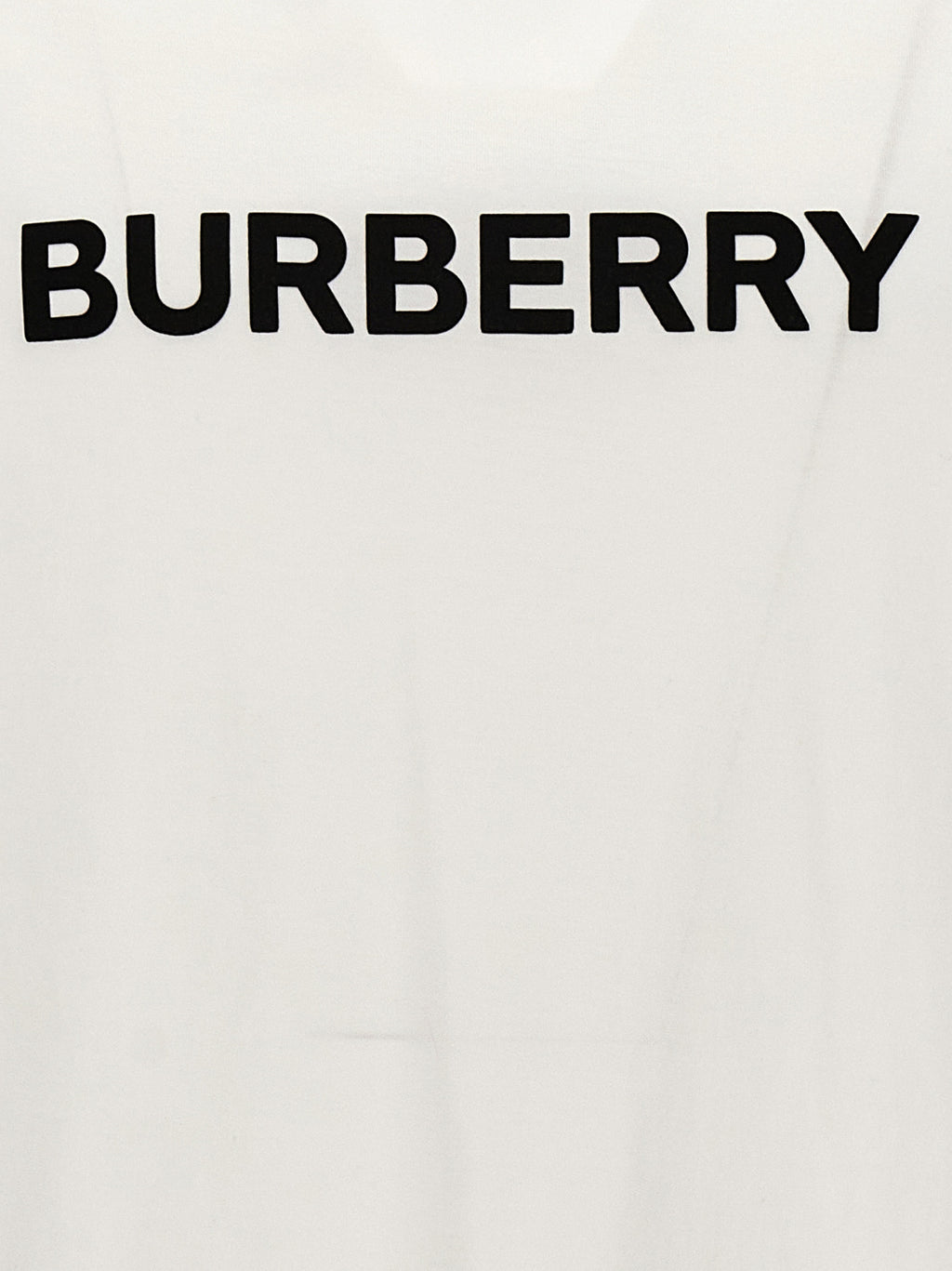Burberry White Cotton T-Shirt