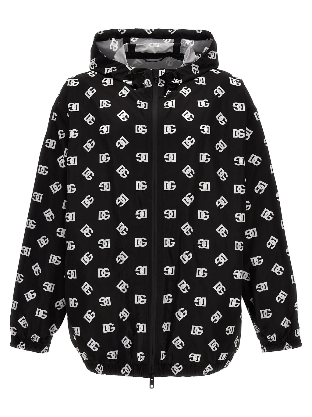Dolce & Gabbana Bicolor Polyester Shell Jacket