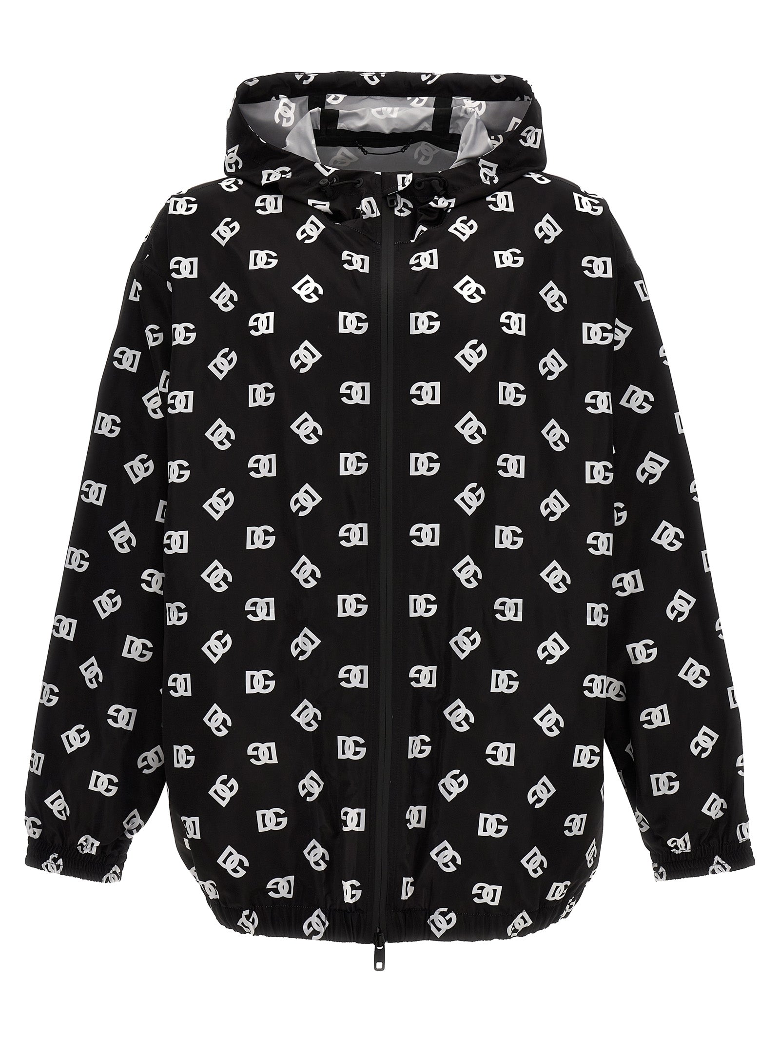 Dolce & Gabbana Bicolor Polyester Shell Jacket