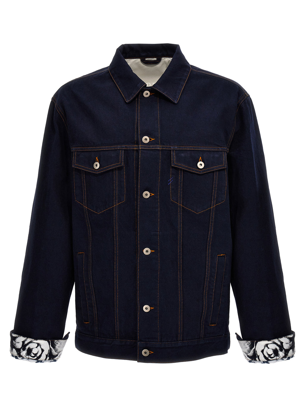 Burberry Blue Cotton Denim Jacket