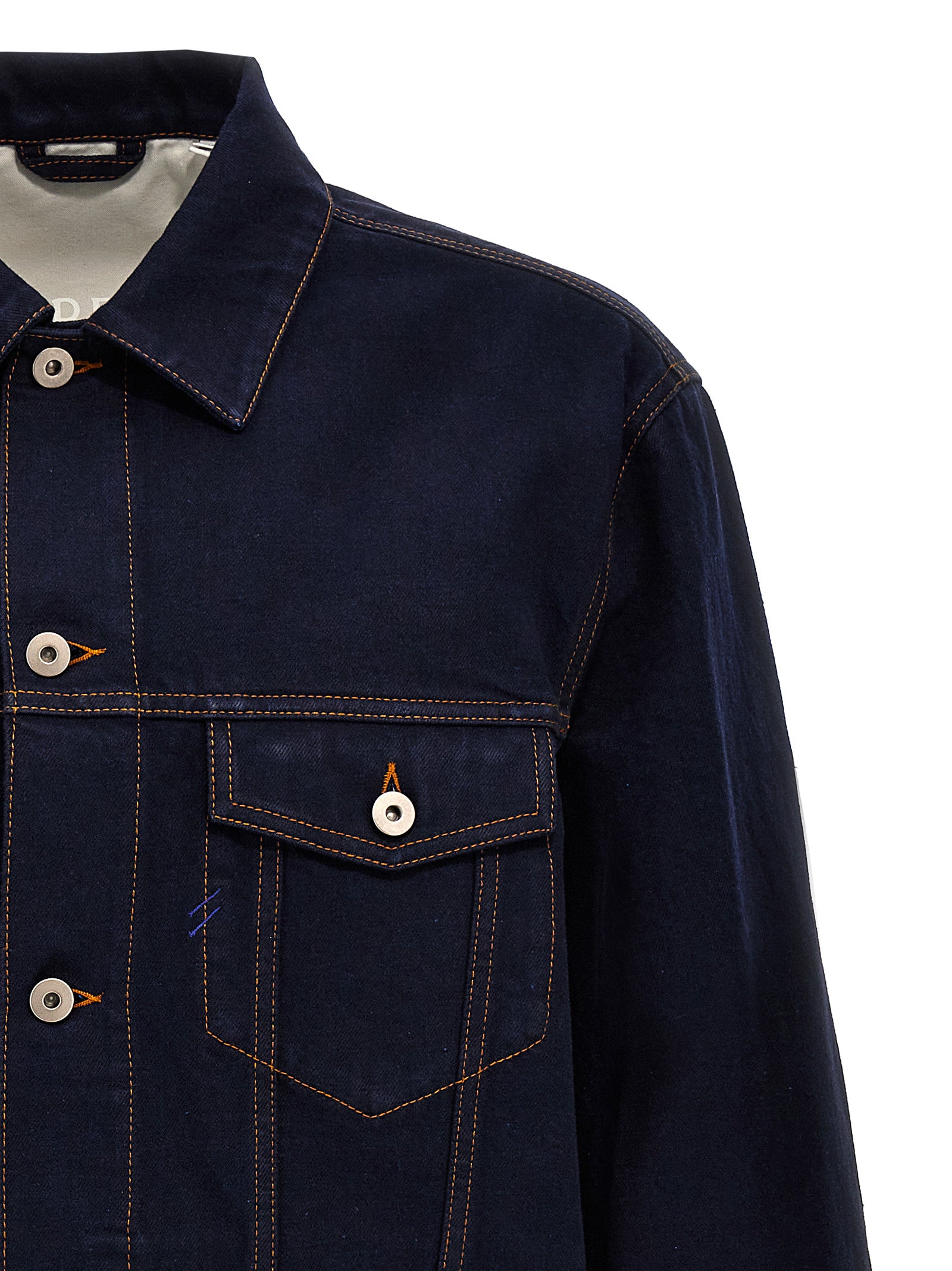 Burberry Blue Cotton Denim Jacket