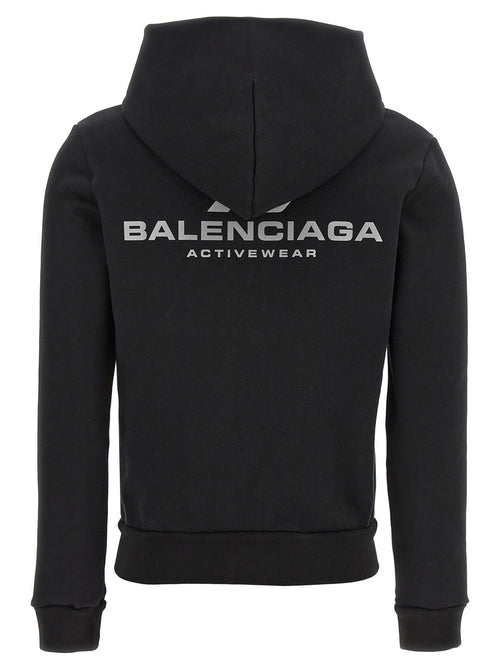 Balenciaga Black Cotton Sweatshirt
