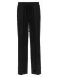 Dolce & Gabbana Black Virgin Wool Casual Pants