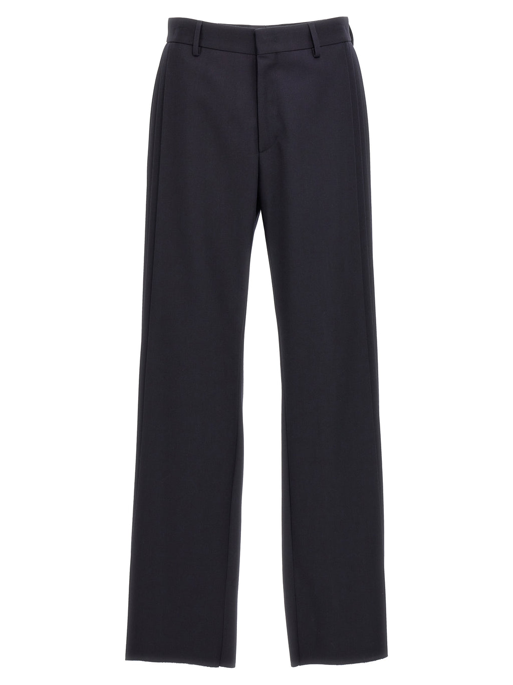 Fendi Blue Polyester Casual Pants