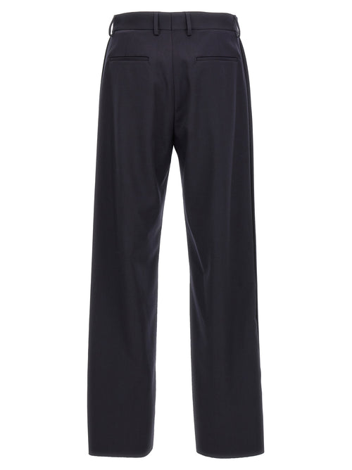 Fendi Blue Polyester Casual Pants