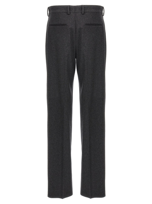 Fendi Gray Cashmere Casual Pants