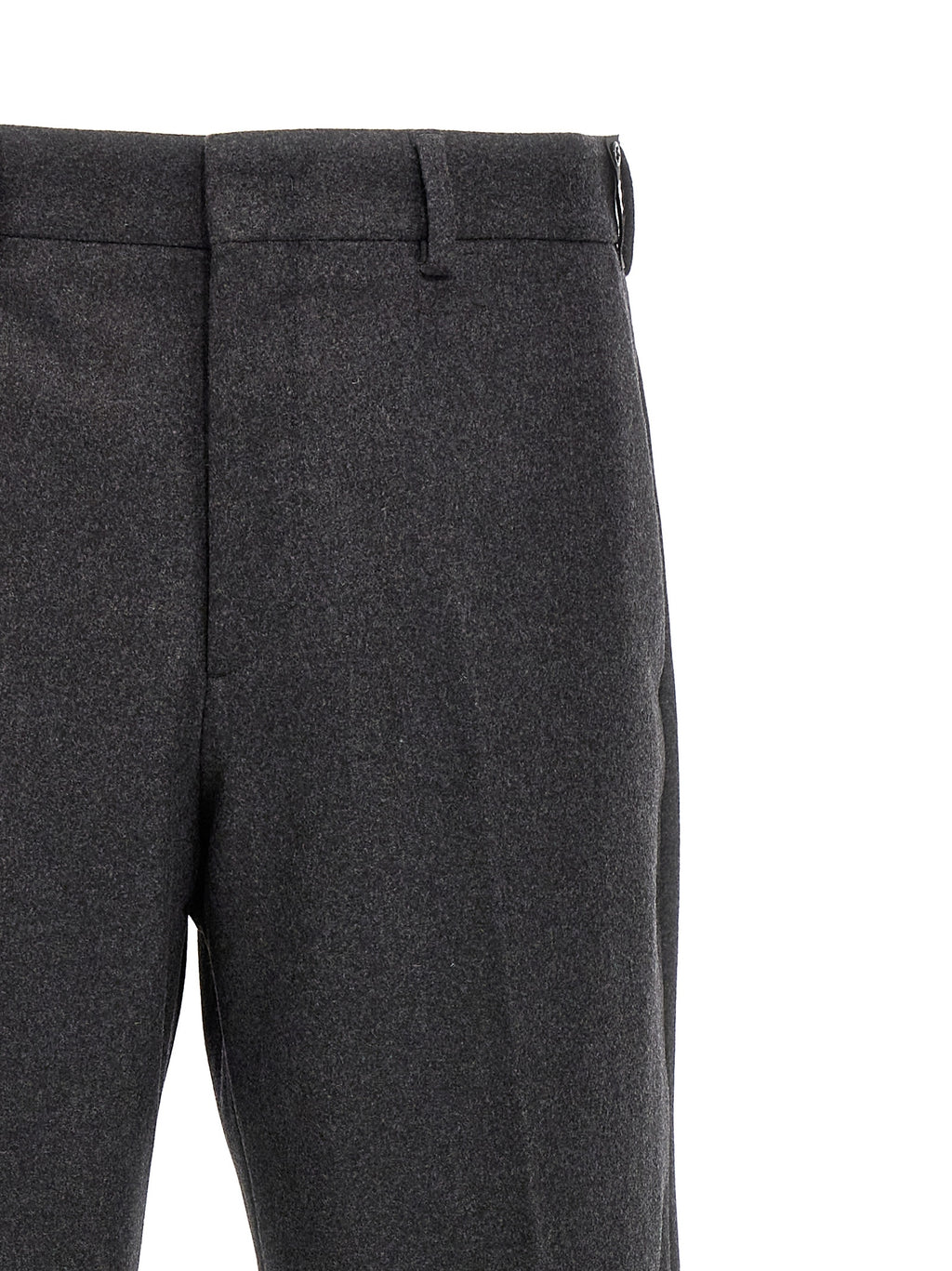 Fendi Gray Cashmere Casual Pants