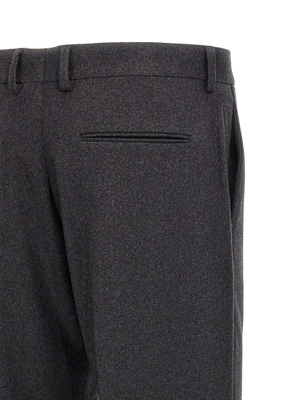 Fendi Gray Cashmere Casual Pants