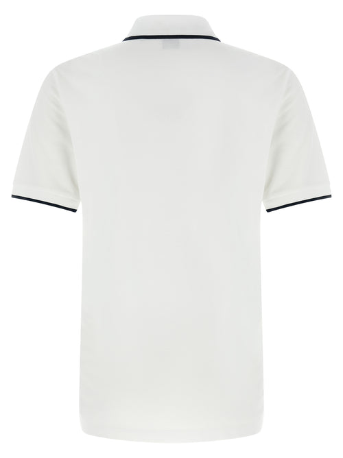 Hugo Boss White Cotton Polo Shirt
