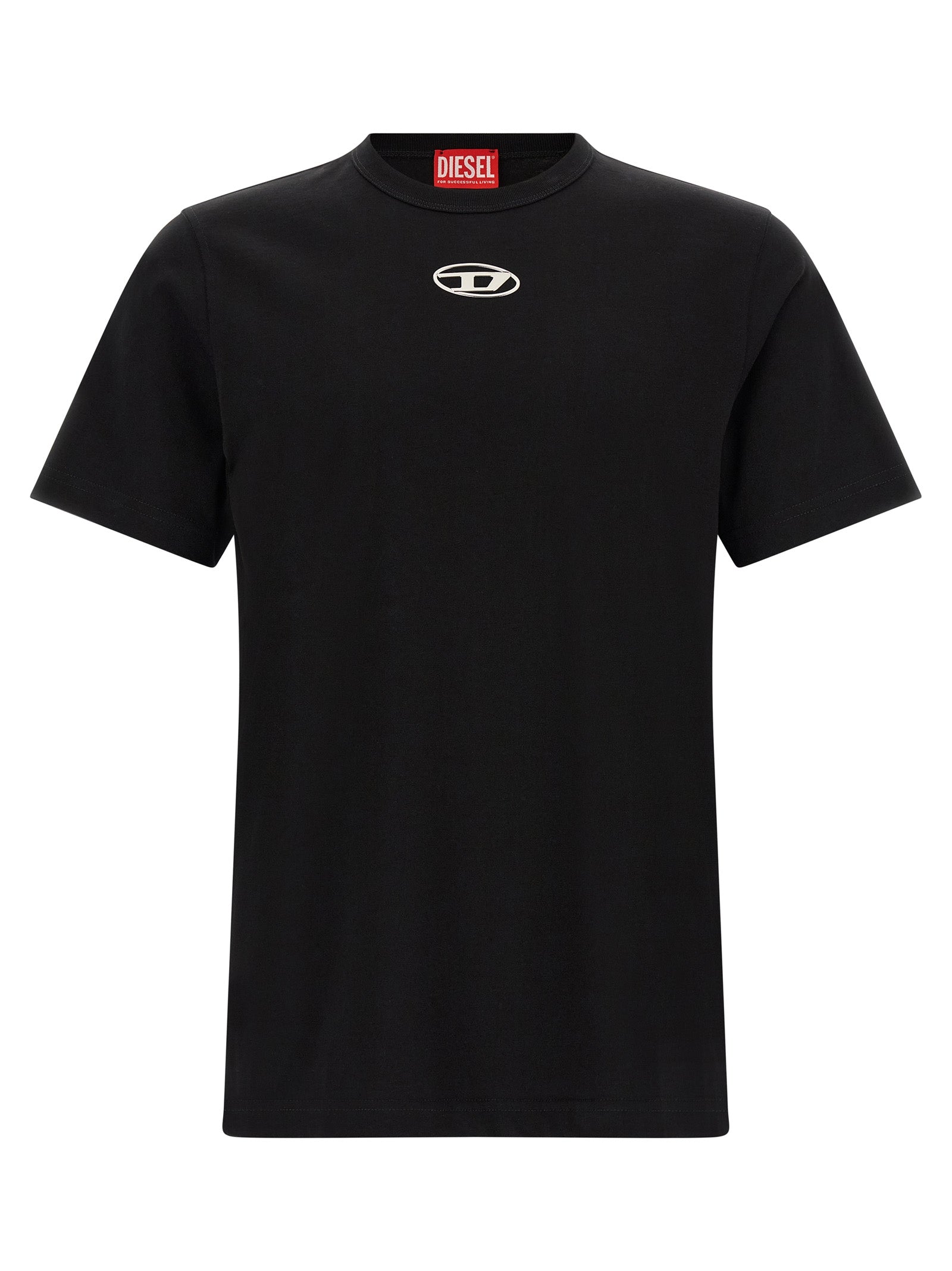 Diesel Black Cotton T-Shirt