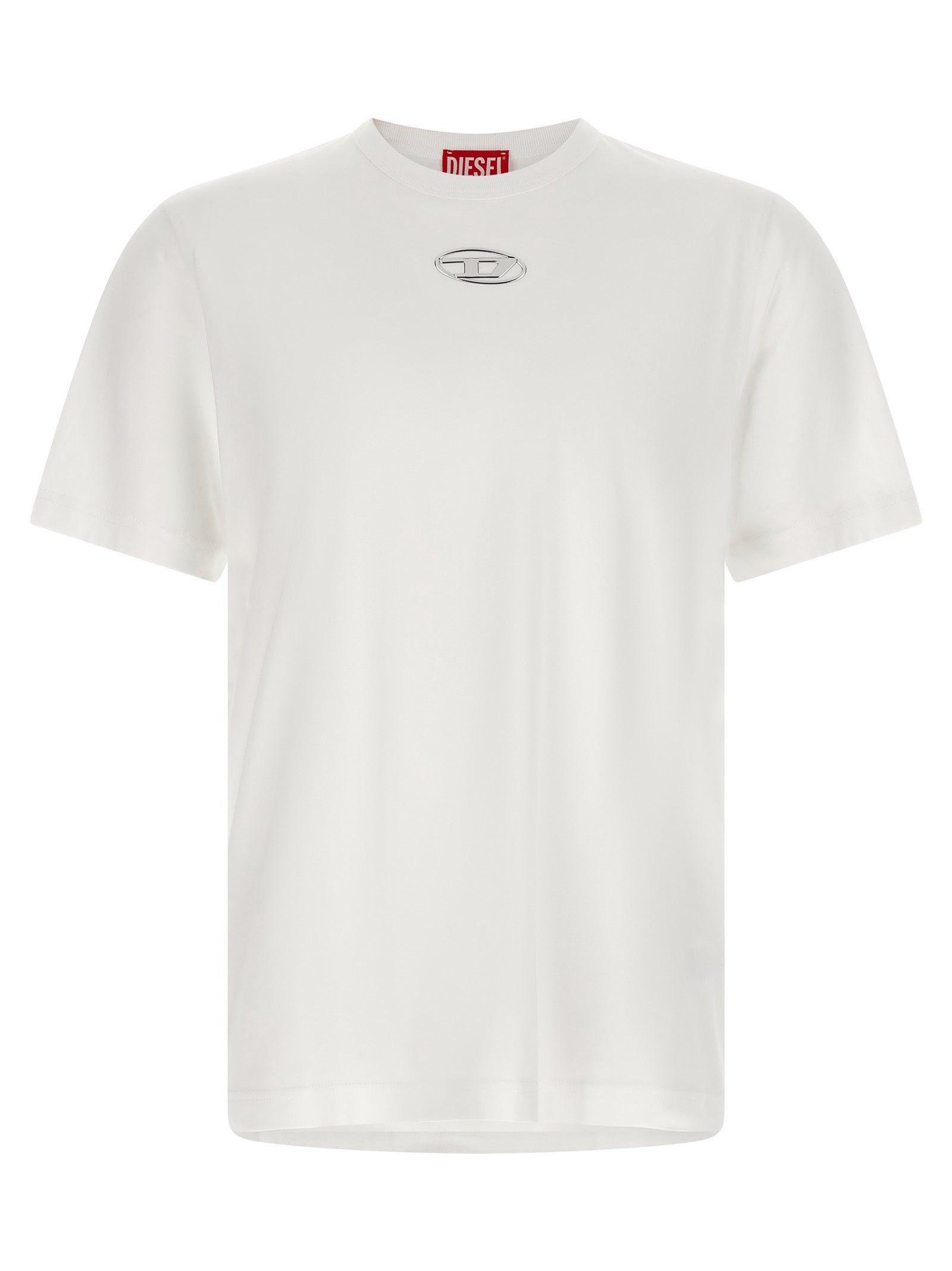 Diesel White Cotton T-Shirt