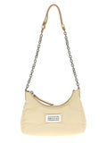 Maison Margiela White Lamb Leather Shoulder Bag