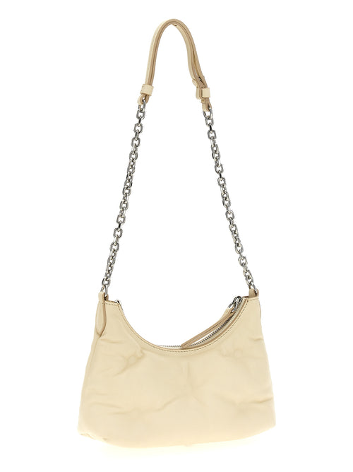 Maison Margiela White Lamb Leather Shoulder Bag