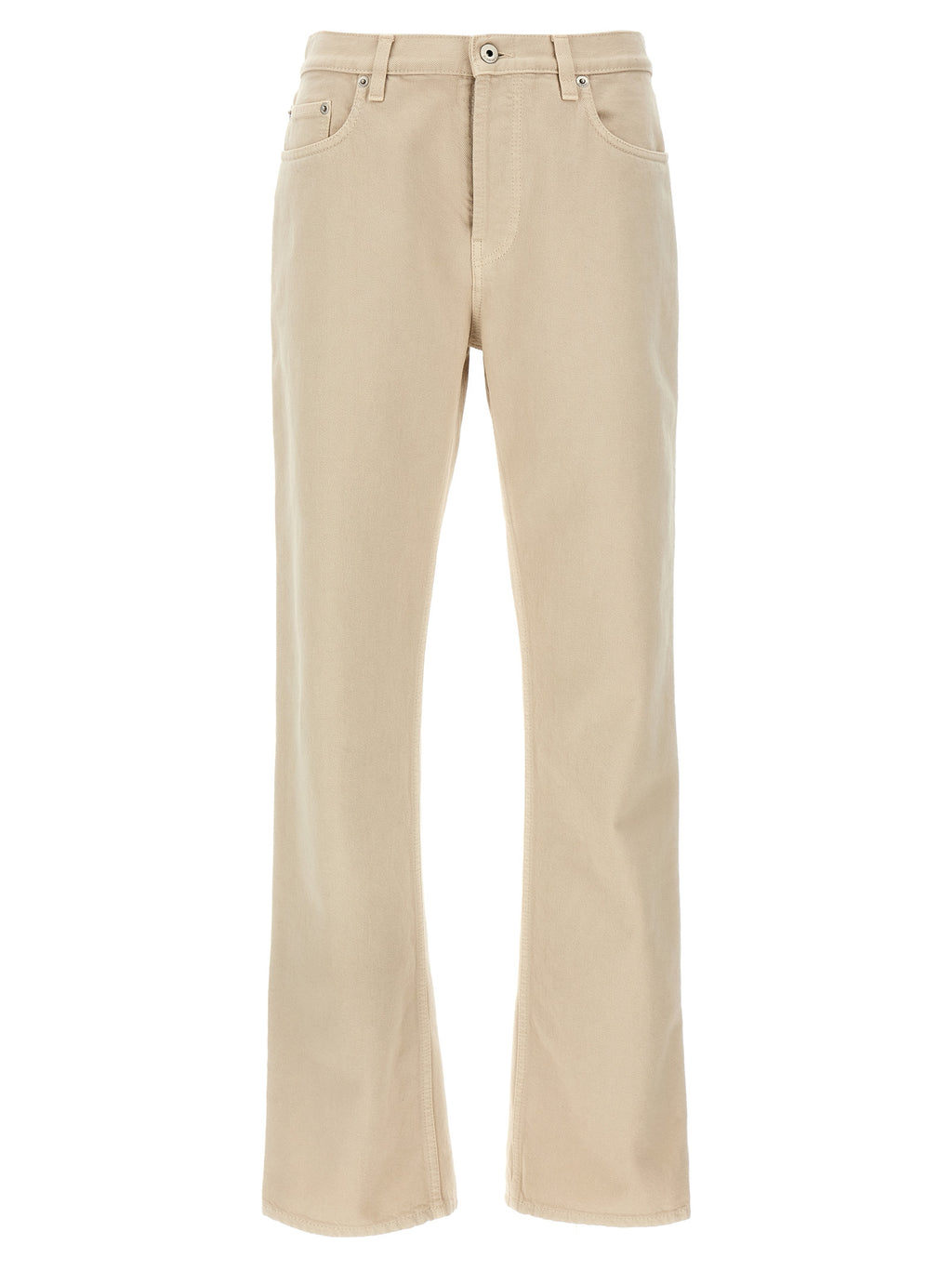 Burberry Beige Cotton Casual Pants