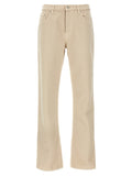 Burberry Beige Cotton Casual Pants