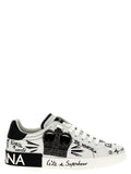 Dolce & Gabbana Bicolor Calfskin Sneakers