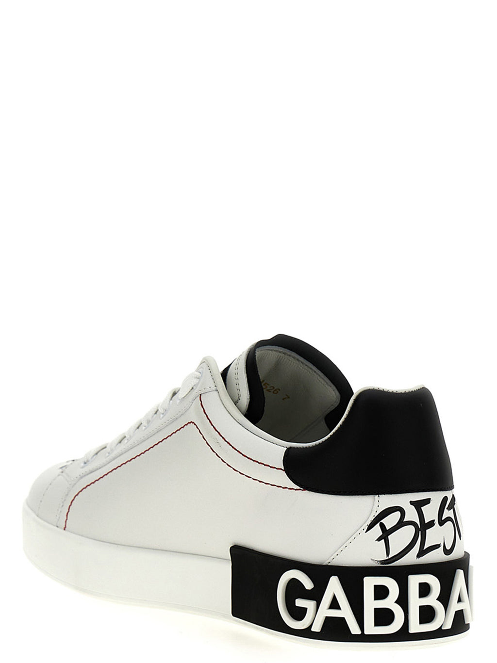 Dolce & Gabbana Bicolor Calfskin Sneakers
