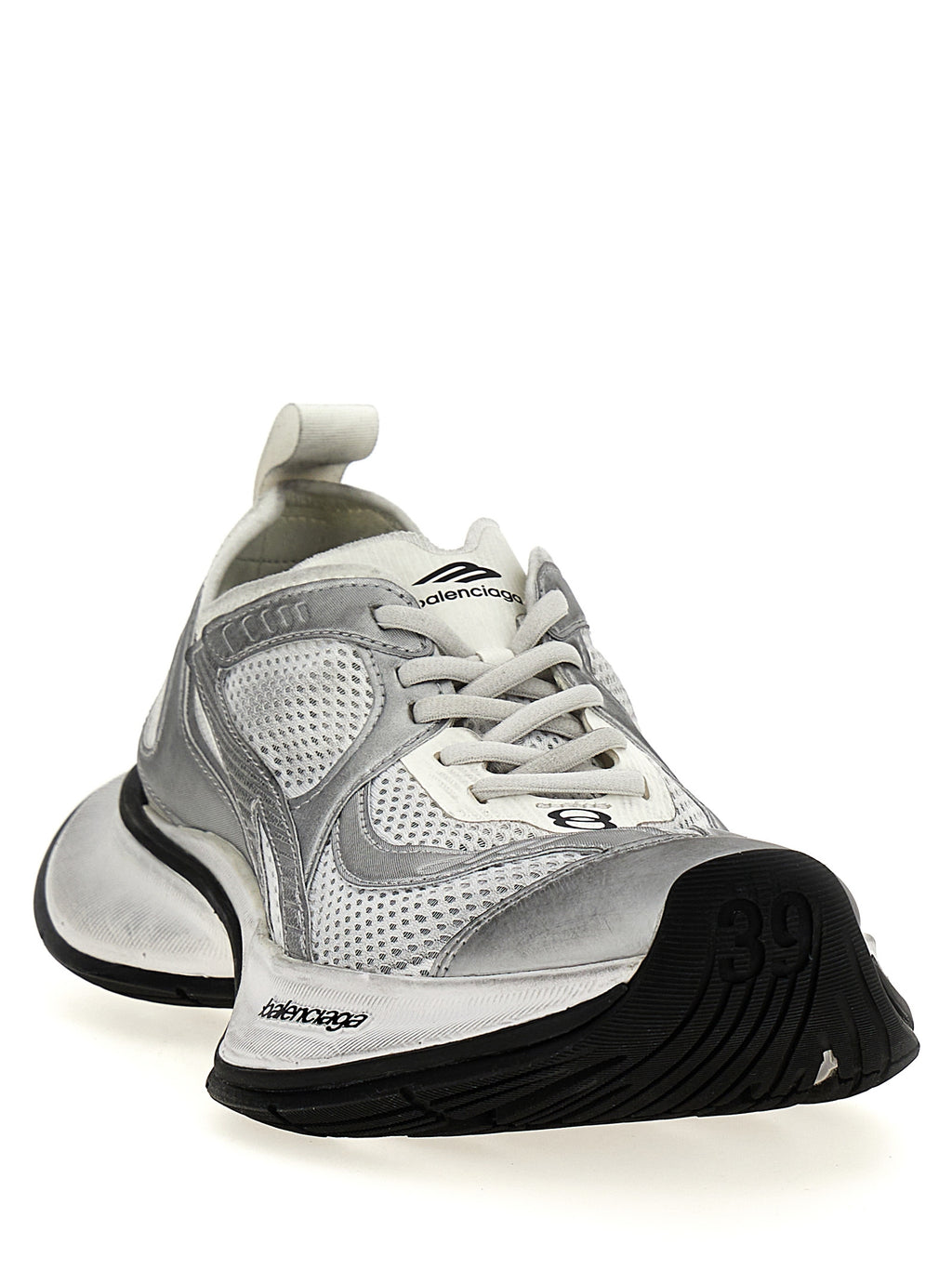 Balenciaga Gray Polyester Athletic Sneakers