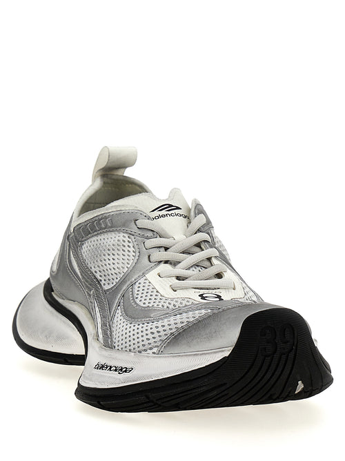 Balenciaga Gray Polyester Athletic Sneakers
