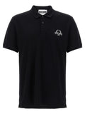 Moschino Black Cotton Polo Shirt