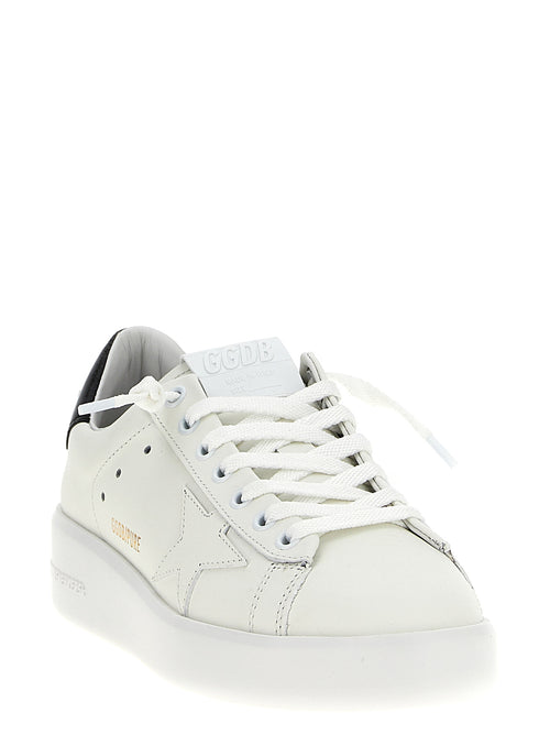 Golden Goose Black Cowhide Low Top Sneakers