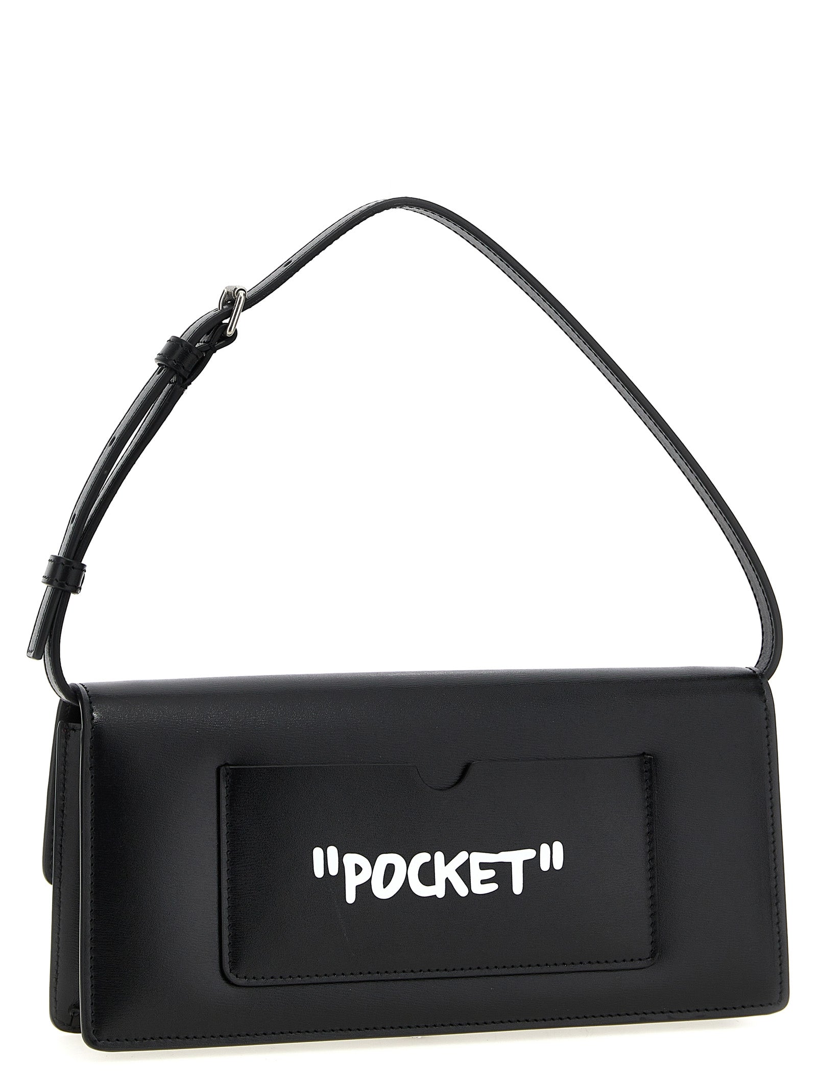 Off-White Bicolor Calfskin Shoulder Bag