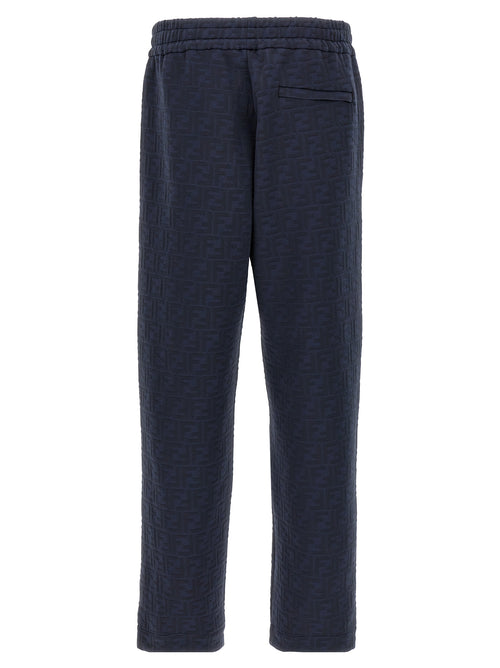 Fendi Blue Polyester Joggers (Workout Pants)