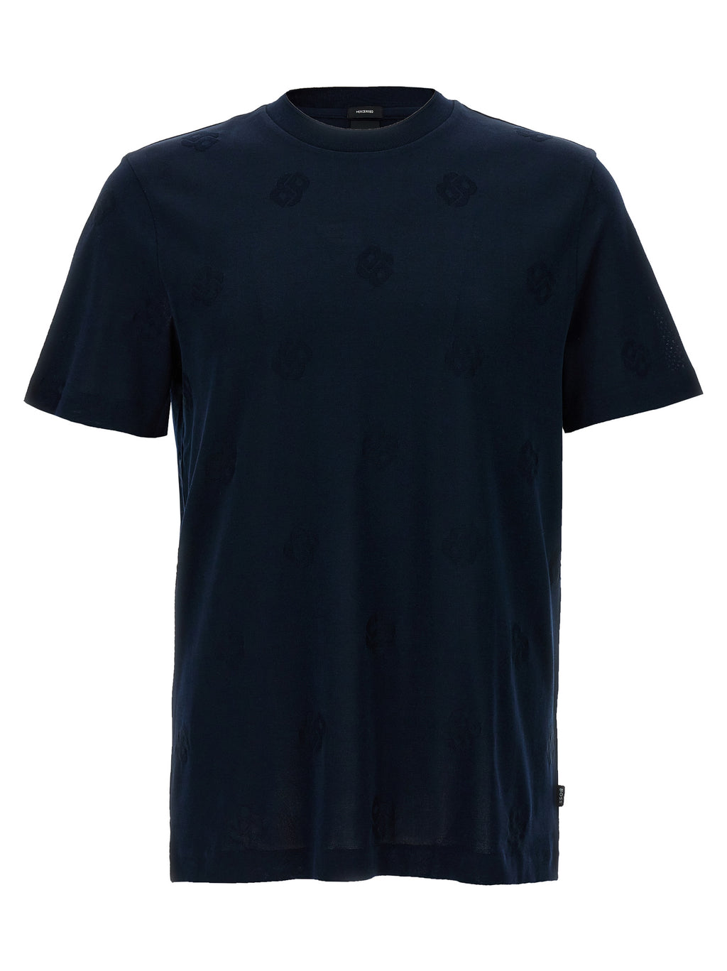 Hugo Boss Blue Cotton T-Shirt