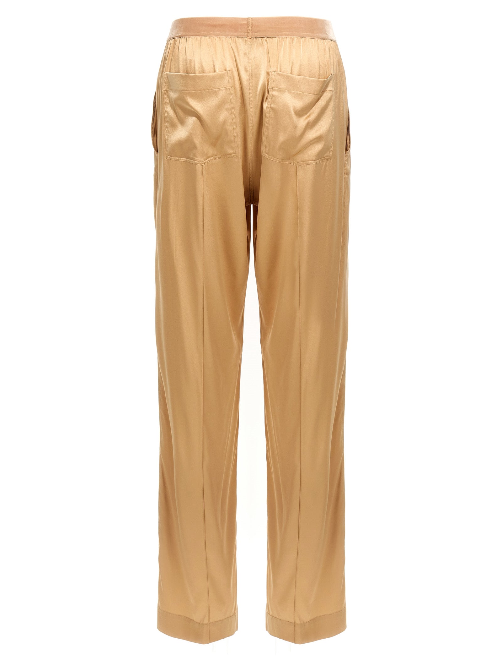Tom Ford Beige Silk Casual Pants