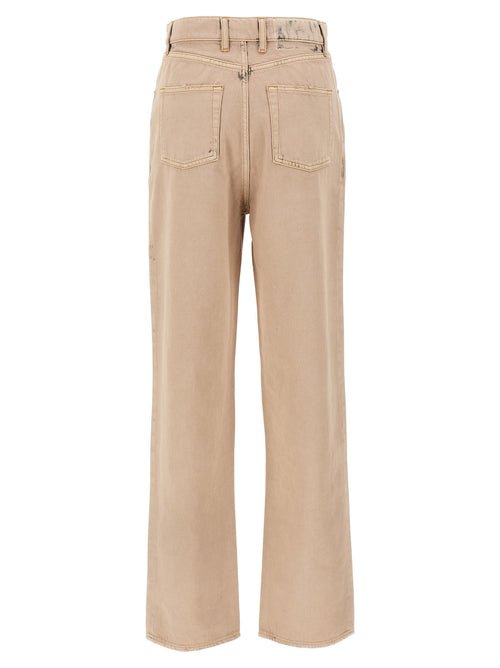 Golden Goose Multicolor Cotton Straight-Leg Jeans