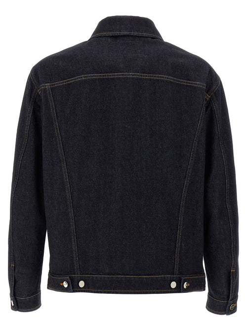 Fendi Blue Cotton Denim Jacket