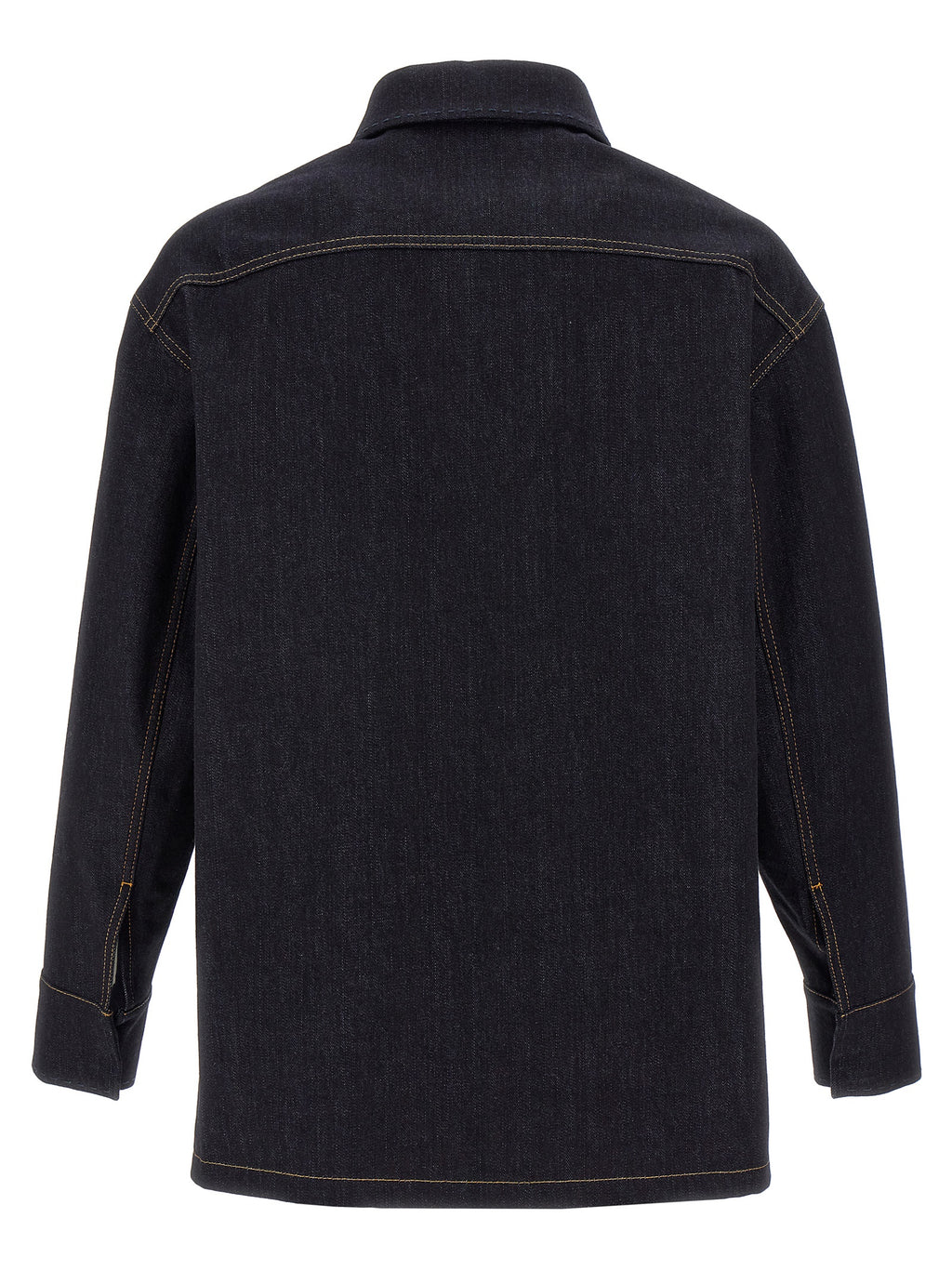 Fendi Blue Cotton Denim Jacket
