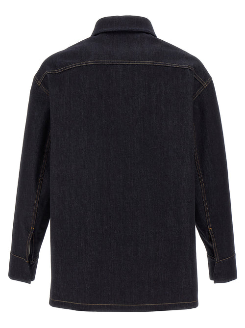 Fendi Blue Cotton Denim Jacket