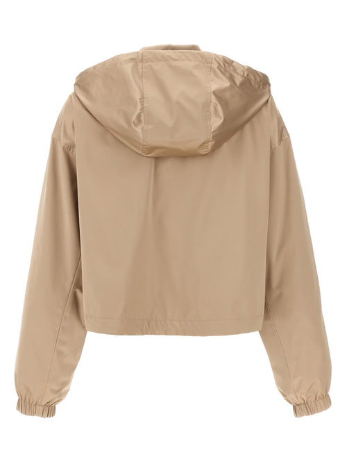 Fendi Brown Polyester Shell Jacket